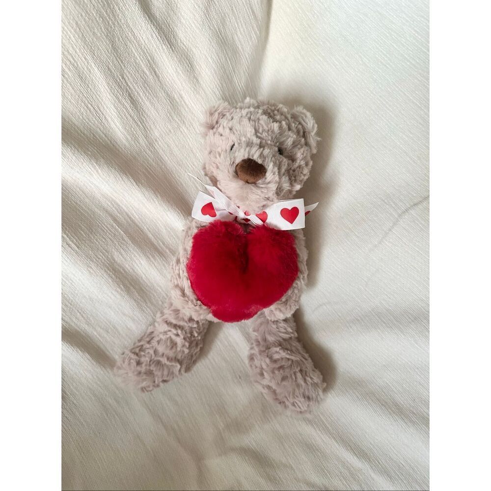 Snug Valentines - Teddy Bear with red bow - NWOTs